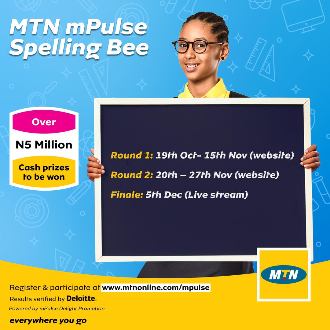 MTN mPulse Spelling Bee Competition 2020 topline schools elelenwo, Port Harcourt, Nigeria
